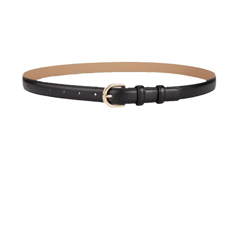 Super Easy To Match Soft Leather Belt Simple And Advanced Laurienne Paris