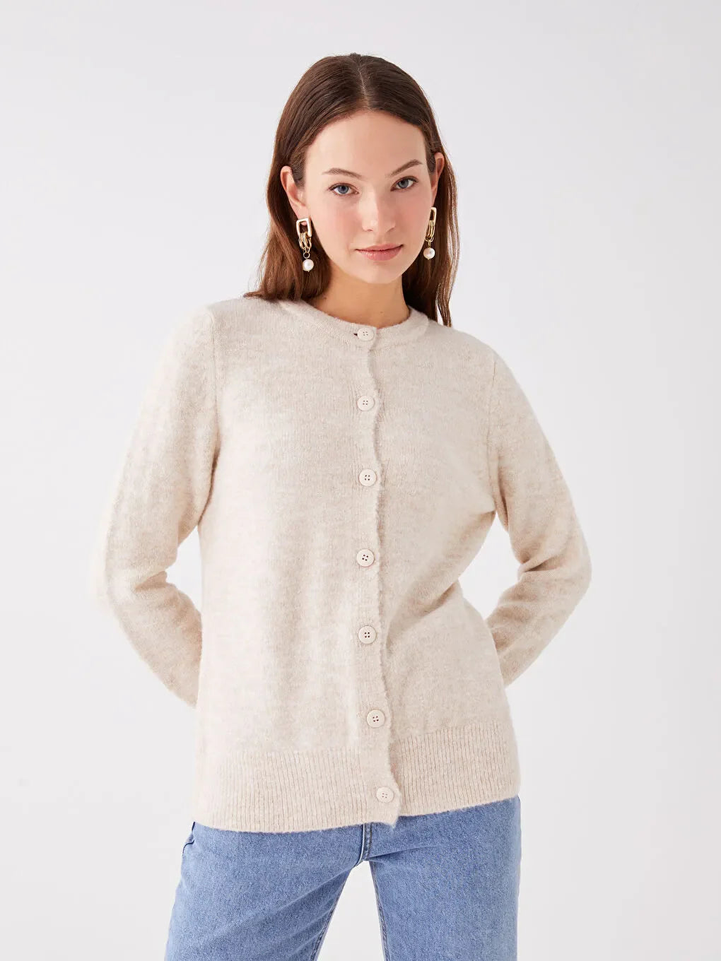 Tricotis™ | Cardigan Tricoté Boutonné Femme