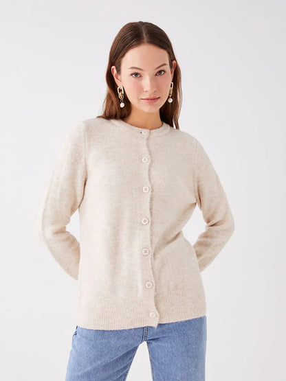 Tricotis™ | Cardigan Tricoté Boutonné Femme